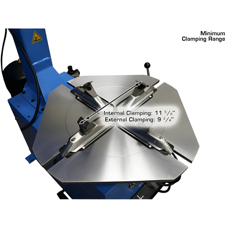 TC229 Rim-Clamp Tire Changer Upper View