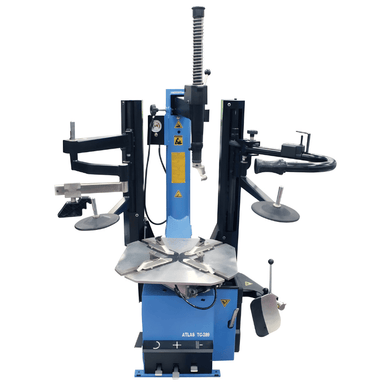 Atlas TC289DAA Extra Large Rim-Clamp Tire Changer w/ Dual Assist Arms Front View