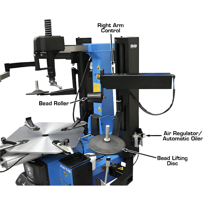 Atlas TC755DAA Side Arm View