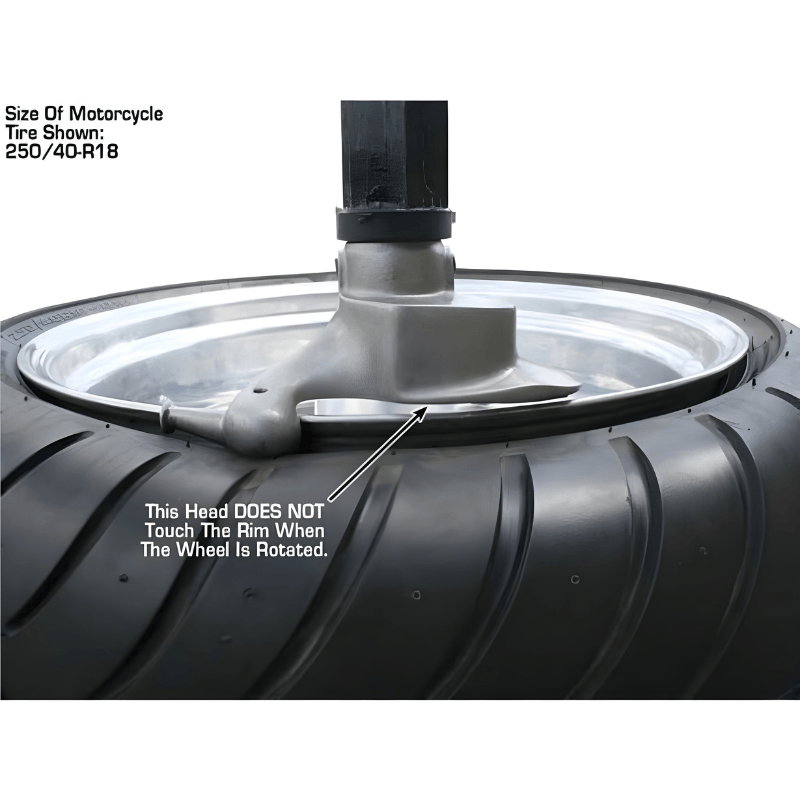 Atlas TC755DAA Removing Tire From Rim View