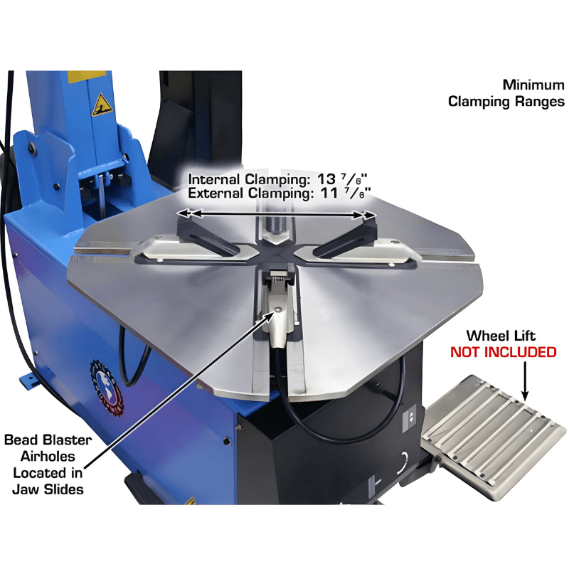 Atlas TC755EZ Tilt-Back Rim-Clamp View