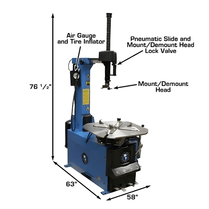 Atlas TC755 Tire Changer With WB49-2 Wheel Balancer Combo 3