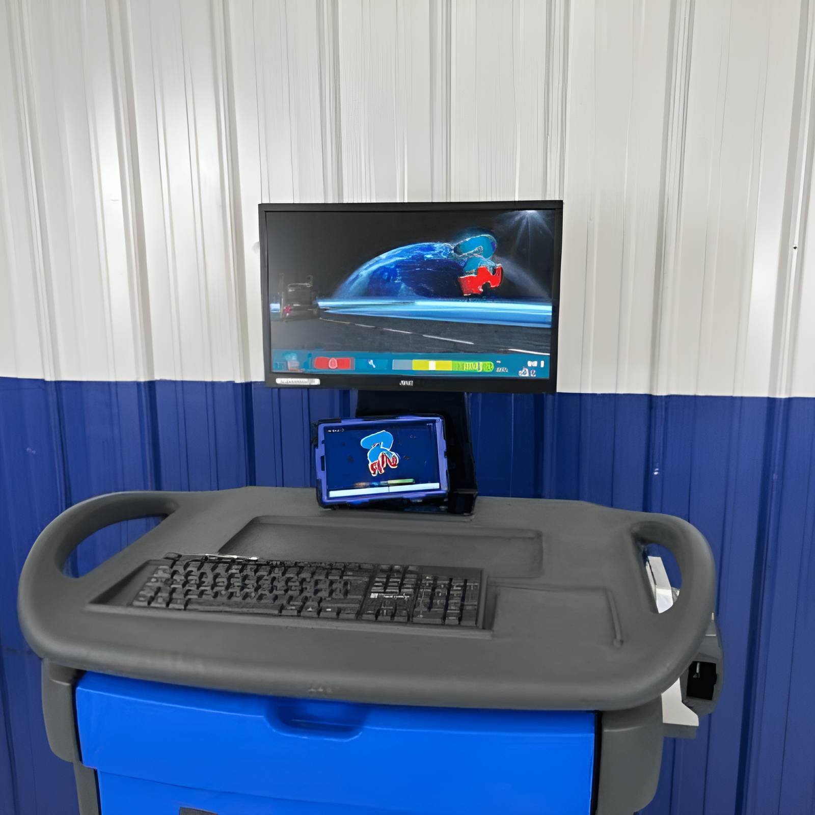Atlas TD8060NA Heavy Duty Truck Alignment System Screen View