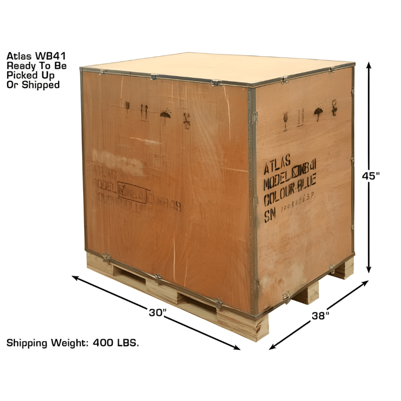 Atlas WB41 Computerized Wheel Balancer Shipping Package View