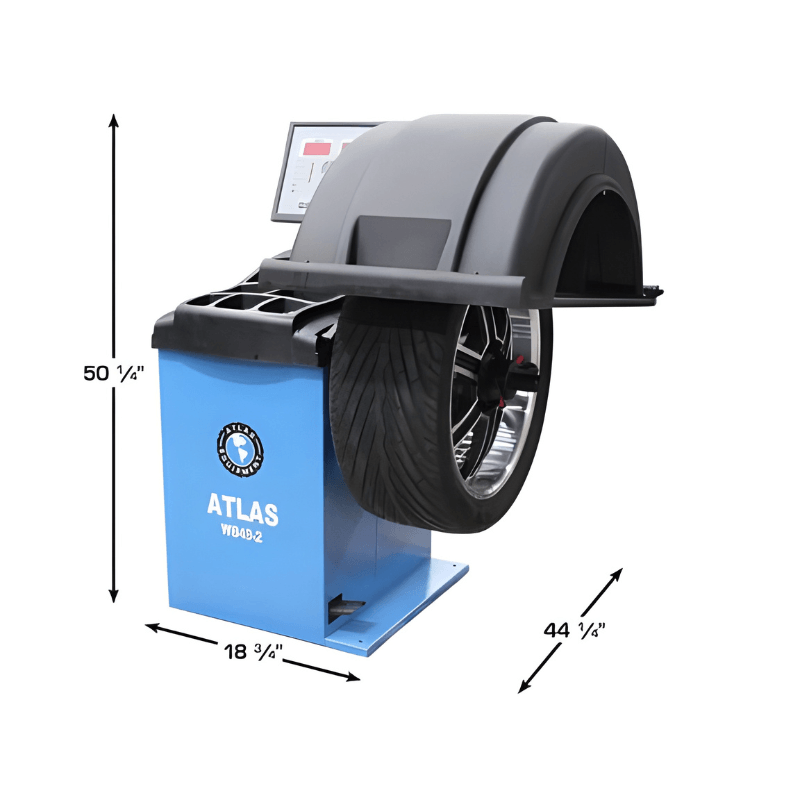Atlas WB49-2 Side View Dimension View