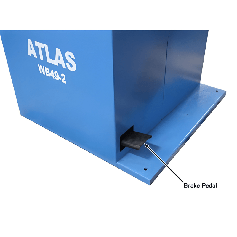 Atlas WB49-2 Brake Pedal View