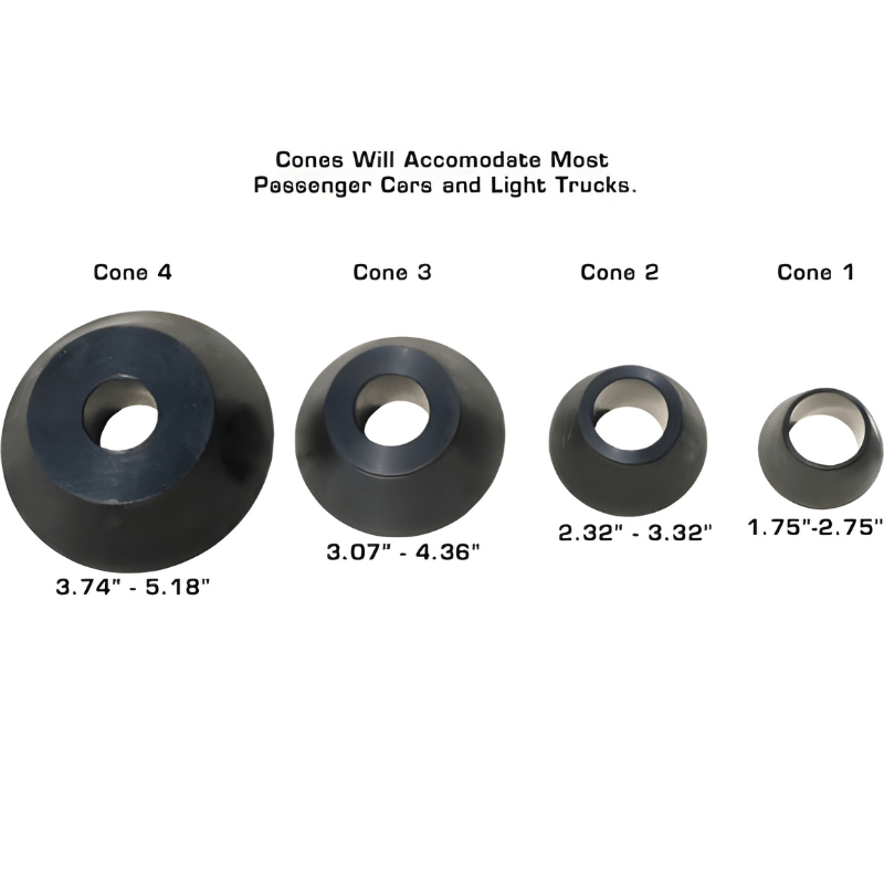 Atlas WB49-2 Premium 2D Computer Wheel Balancer Cone View