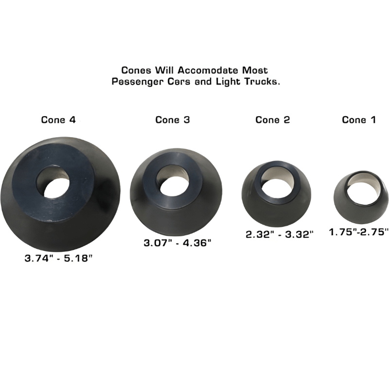 Atlas WBT-210 Heavy Duty Truck Wheel Balancer Cone View