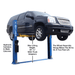 BP8000, 8,000 lb 2 Post Lift - Side View with Car Lifting
