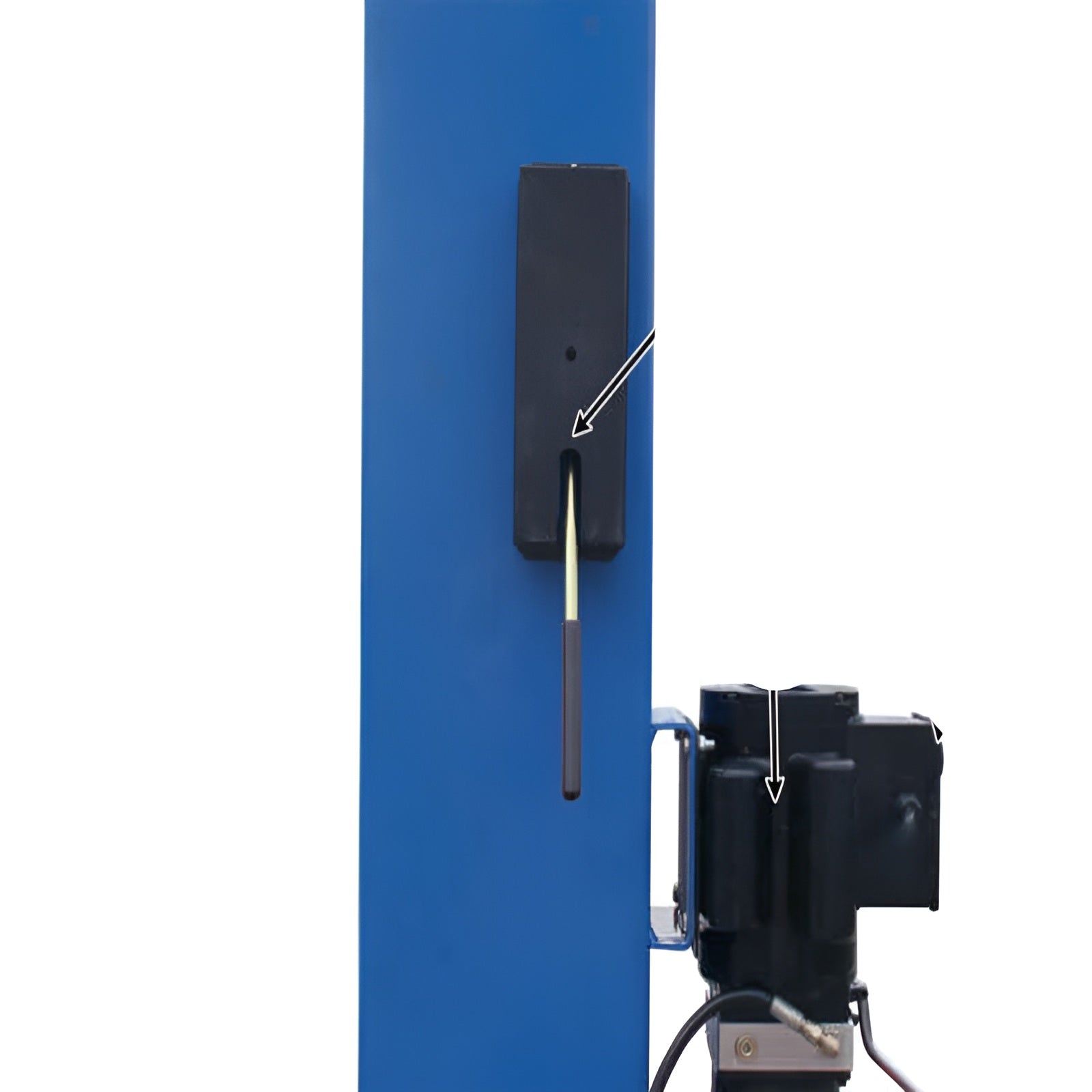 Lever of BP8000, 8,000 lb 2 Post Lift - Low Ceiling