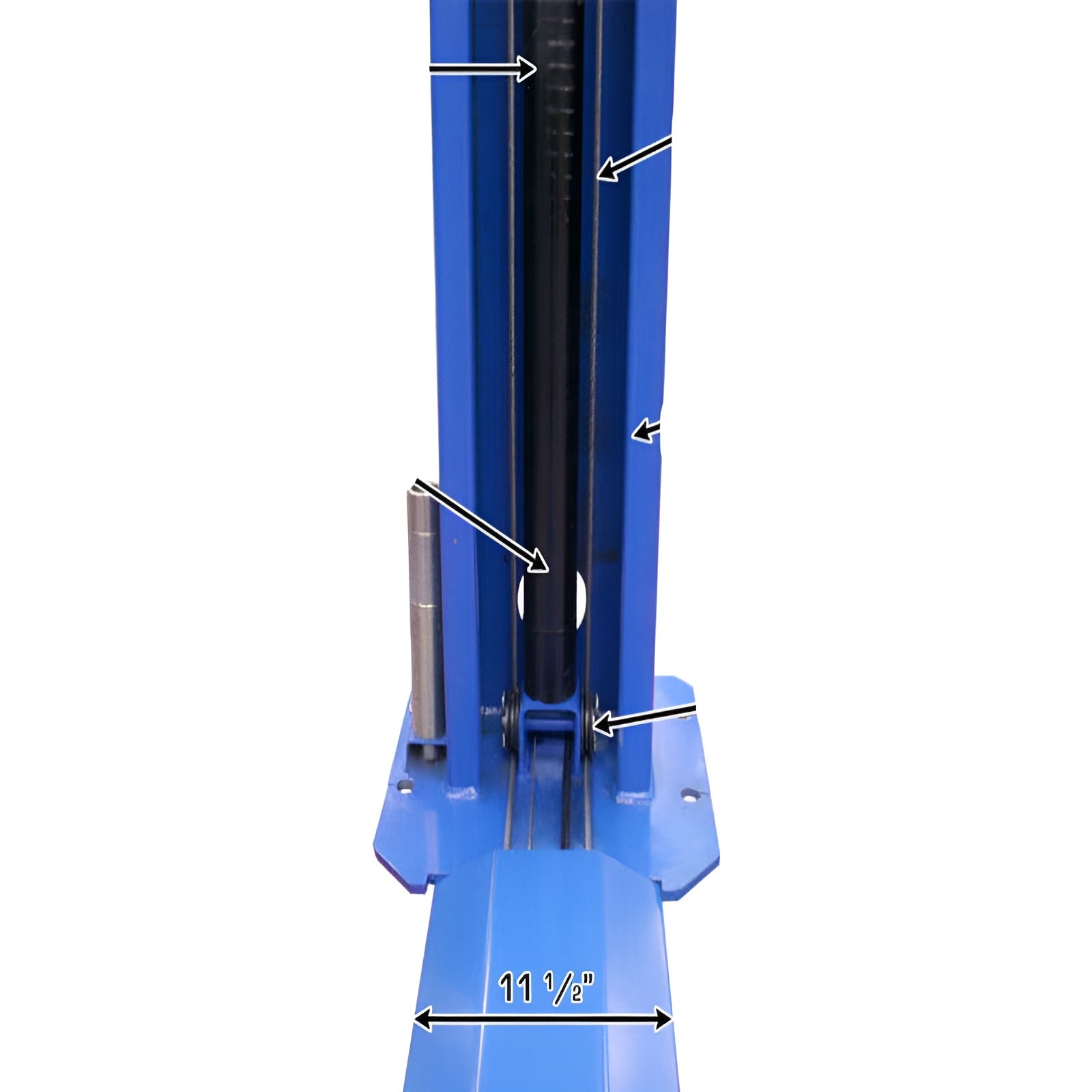 Atlas BP8000, 8,000 lb 2 Post Lift Foot Base View