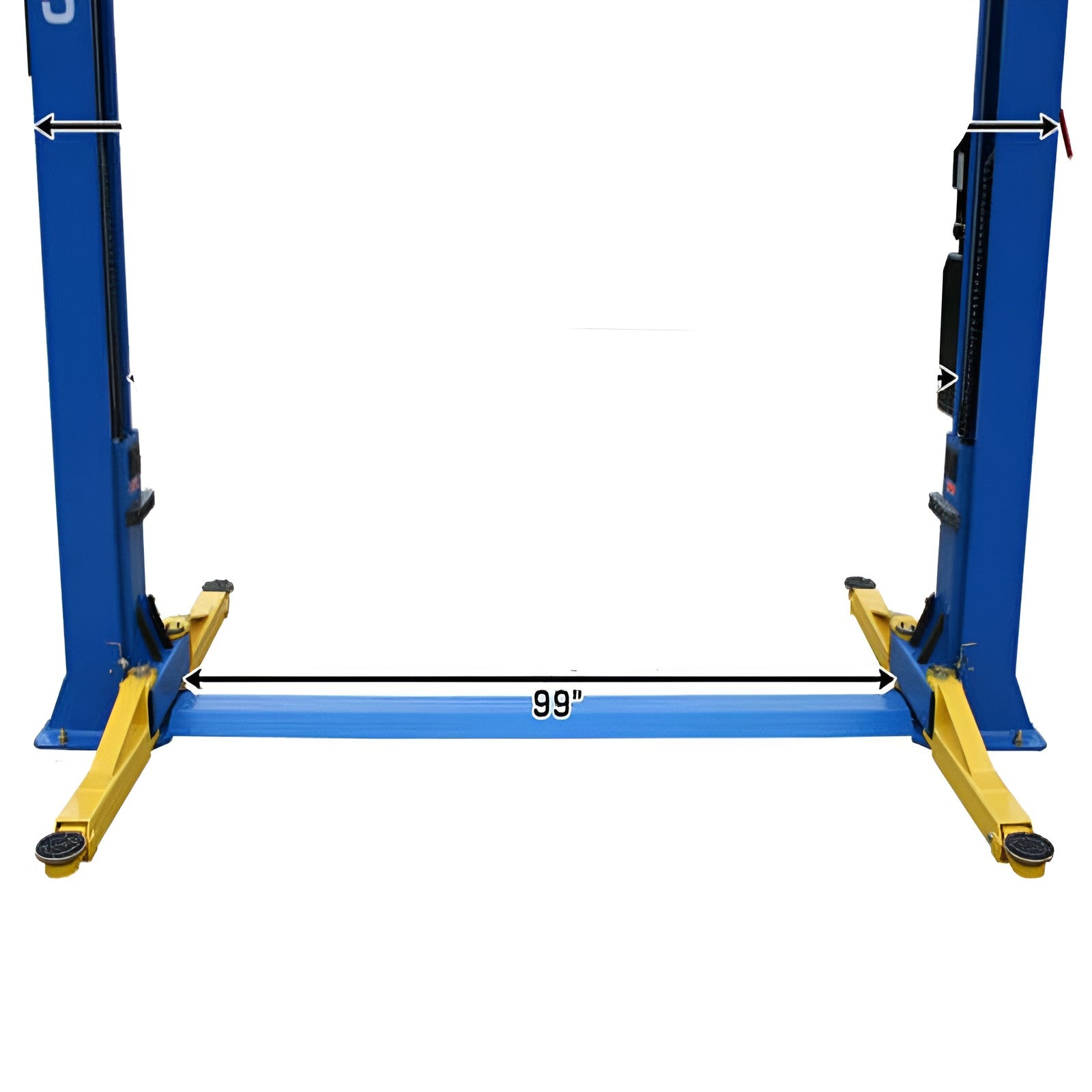 Atlas BP8000 2-Post Lift Foot Base View