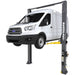 10AP-168 PRO 2 Post Combo Package by BendPak Side View with Car