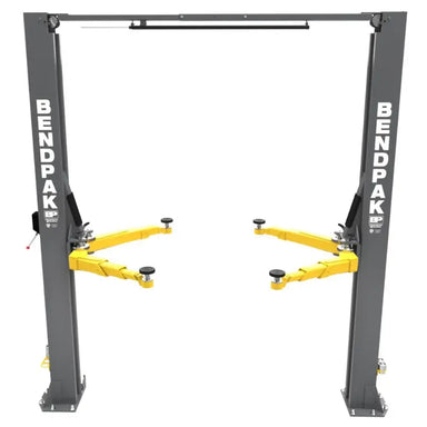 10AP 10,000lb 2 Post Lift - ALI Certified,  Adjustable Width by BendPak Front View