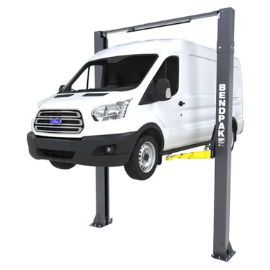 10APX-181 10,000lb 2 Post Lift - ALI Certified, Adj Width, Extra Tall by BendPak  Side View