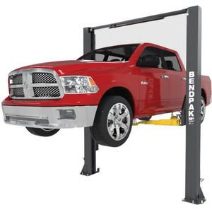 10APX 10,000lb 2 Post Lift - ALI Certified,  Adjustable Width, Tall by BendPak Side View