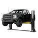 12AP-SRT 12,000lb 2 Post Lift - ALI Certified, Low Rise by BendPak Side View with Car