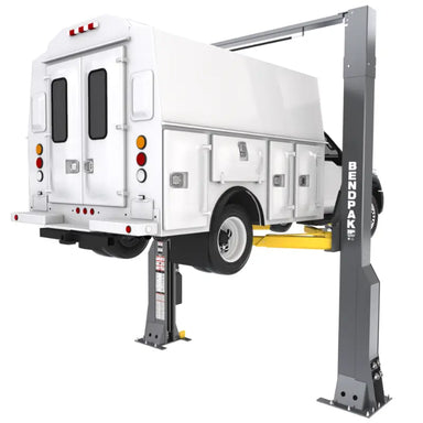 20,000lb 2 Post Lift - ALI Certified, High Rise BendPak 20AP-192 Side View