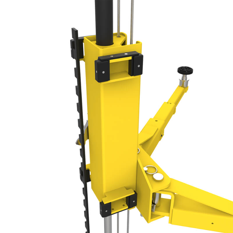 GP-10C 10,000lbs Capacity 2 Post Lift Back View
