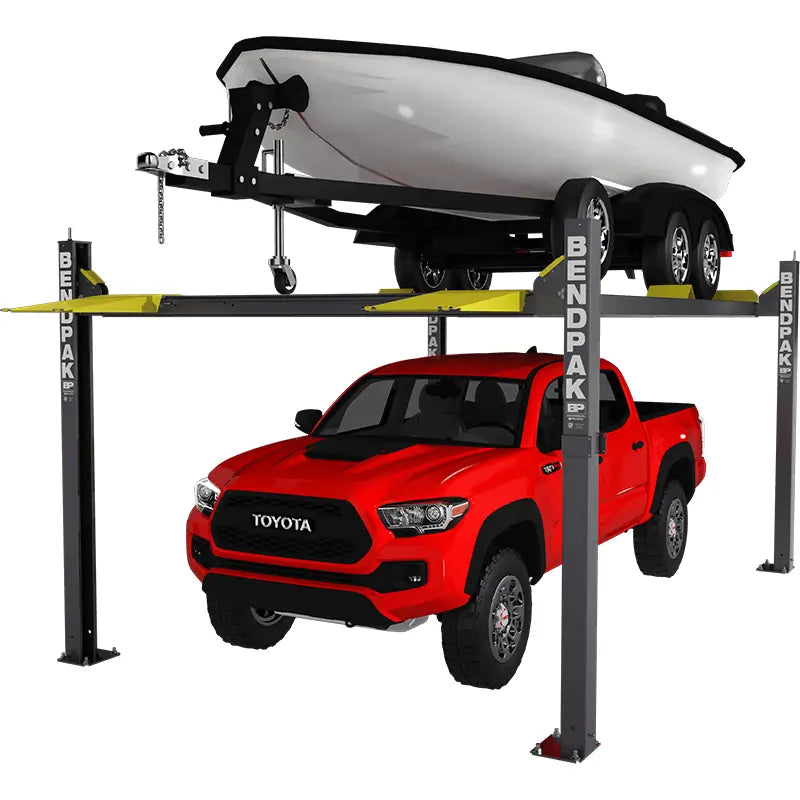 HD-7500BLX 7, Bendpack 4 post boat lift - Front View