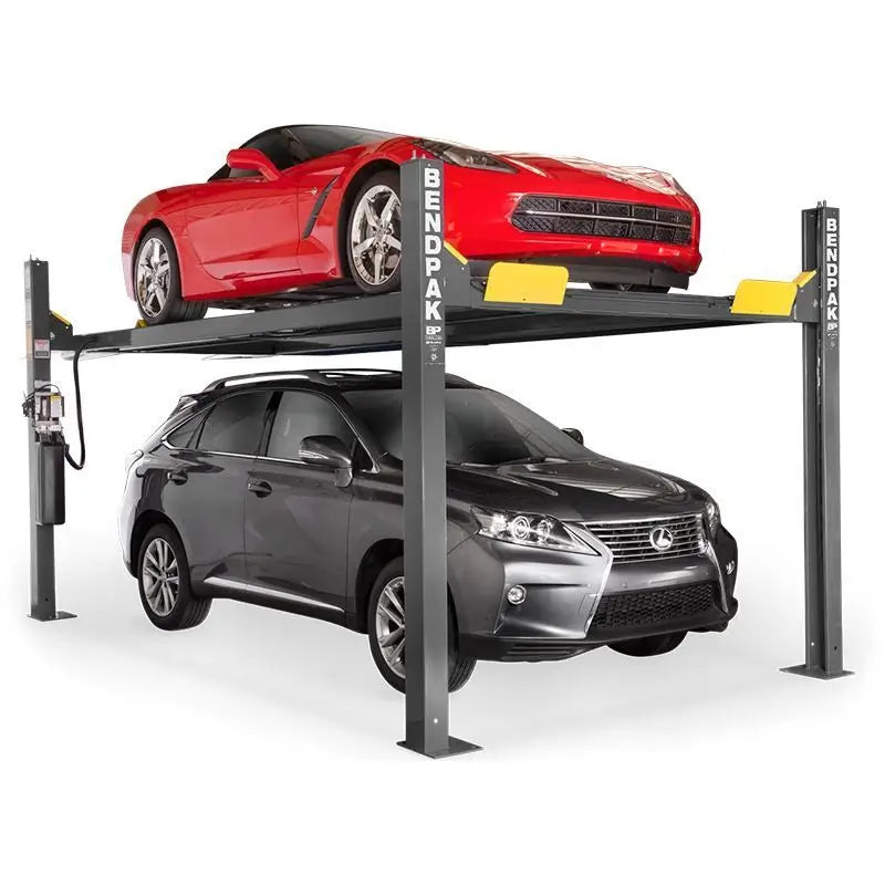 HD-9XW 9,000lb 4 Post Lift - Extended Height by BendPak Side View