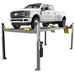 HDS-14XT 14,000-lb. Capacity High-Rise Four-Post Lift Side View with Car