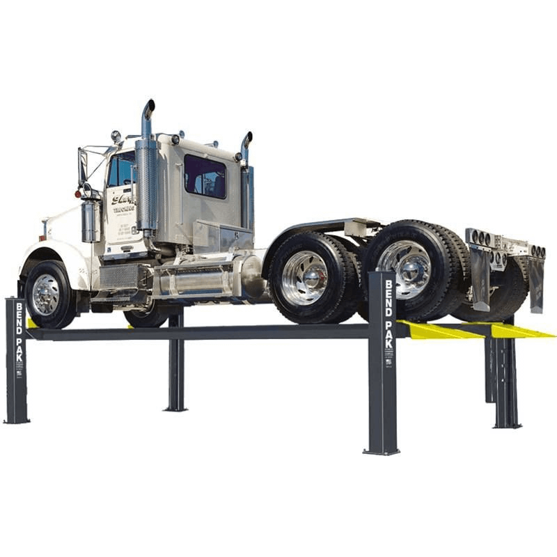 HDS-40X 40,000lb 4 Post Lift - Extended Length by BendPaks, Side View