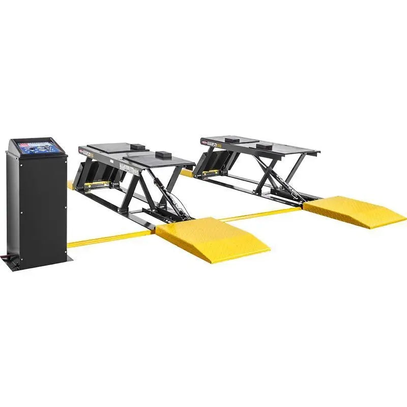 P9000LT 9,000lb Low-Rise Scissor Lift - Pit Style by BendPak Front View