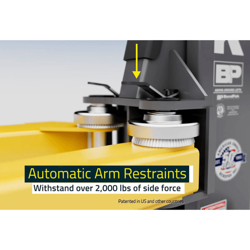 BendPak 10AP 168 Arm Capacity View
