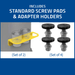 BendPak 10AP 168 Pads and Adapter View