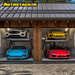 Autostacker A6W 6,000lb Vehicle Storage Lift - Front View in the House Garage