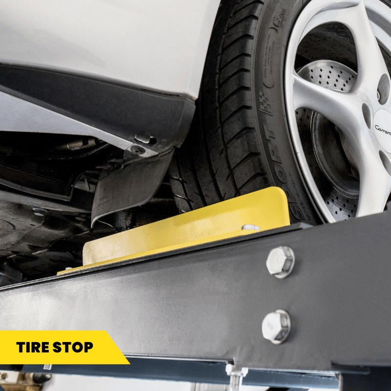 Autostacker A6W Tire Stop View