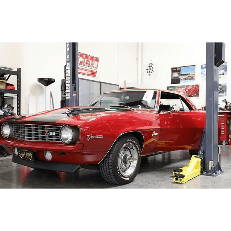 GP-7 7,000lb 2 Post Lift - ALI Certified Side View with Car
