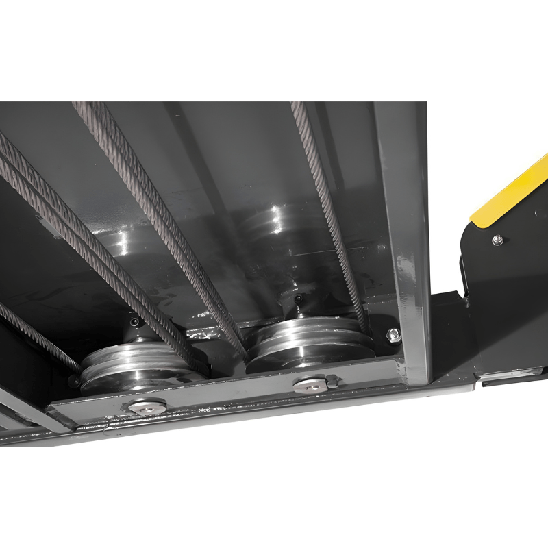 HD-7P 7,000lb 4 Post Lift Cable View