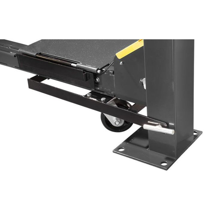 HD-9STX 9,000lb 4 Post Lift - Narrow Extended Height Foot Base View