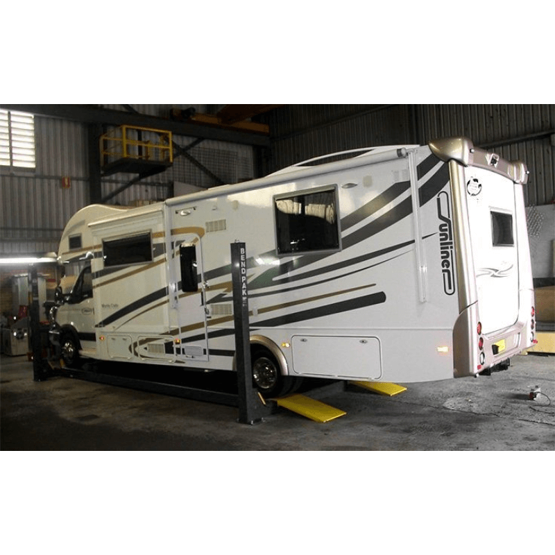 BendPak HDS 14X in the garage side view