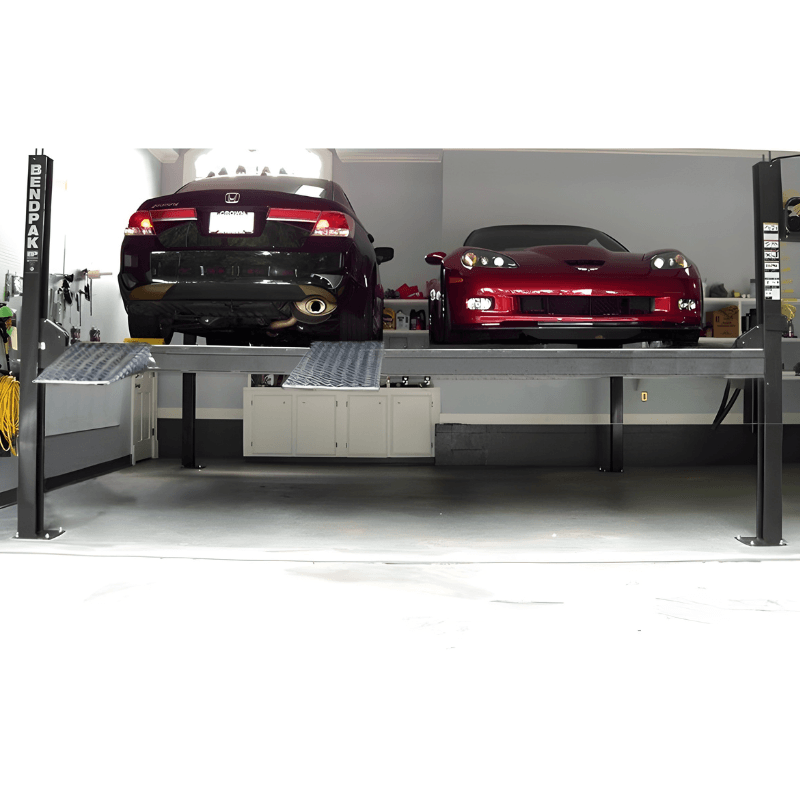 BendPak HD 9SW with Red Car View