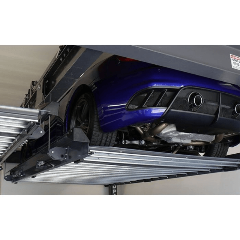 BendPak PL-6KT 18,000lb Triple Platform Lift Lower Part Back View