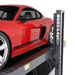 PL6000DCX 6,000lb Vehicle Storage Lift - Wide Side View of the Car