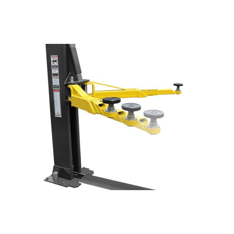 12,000lb 2 post lift - ALI Certified, Direct Drive BendPak XPR-12FLD Single Side of the lift view
