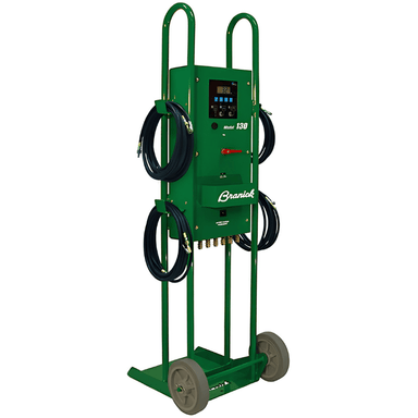 Branick 130 Mobile Auto-Inflator Combo Cart Side View