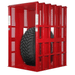 Branick 2264 Flat Top Tire Cage with Steel Mesh Front View