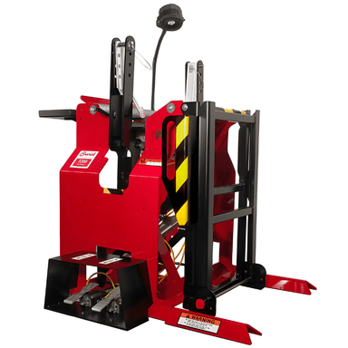 5300 Heavy-Duty Tire Spreader Machine with Folded Locking Tire Lift