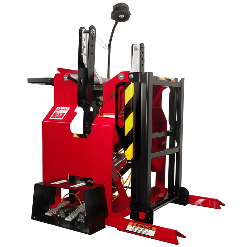 5300 Heavy-Duty Tire Spreader Machine with Folded Locking Tire Lift