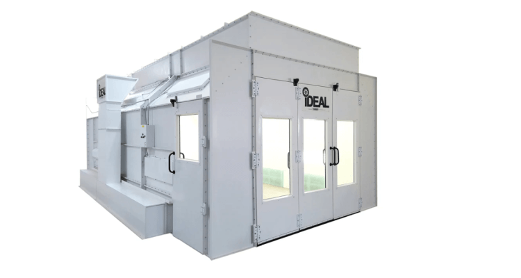 Auto Paint Booths - Front View