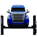 Challenger 4030 Series 30K Heavy-Duty Alignment 4 Post Lift - General Service Front View with Truck