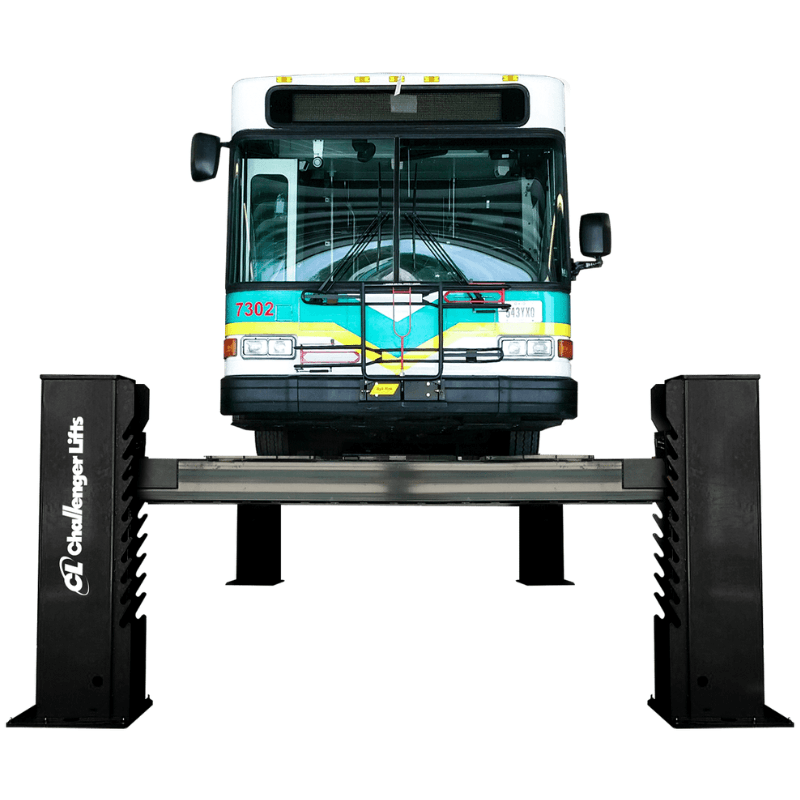 Challenger 44030 Heavy-Duty Chain-Driven 4-Post Lift Front View