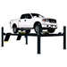 Challenger 4P14 Series 14K 4-Post General Service Lift Side View with White Car