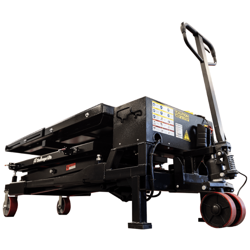 BT3300 3.3K Lifting Table Side View Folded
