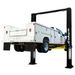 Challenger CL20 Series 20K Heavy-Duty Two-Post Adjustable Lift Front View with Car Lifting